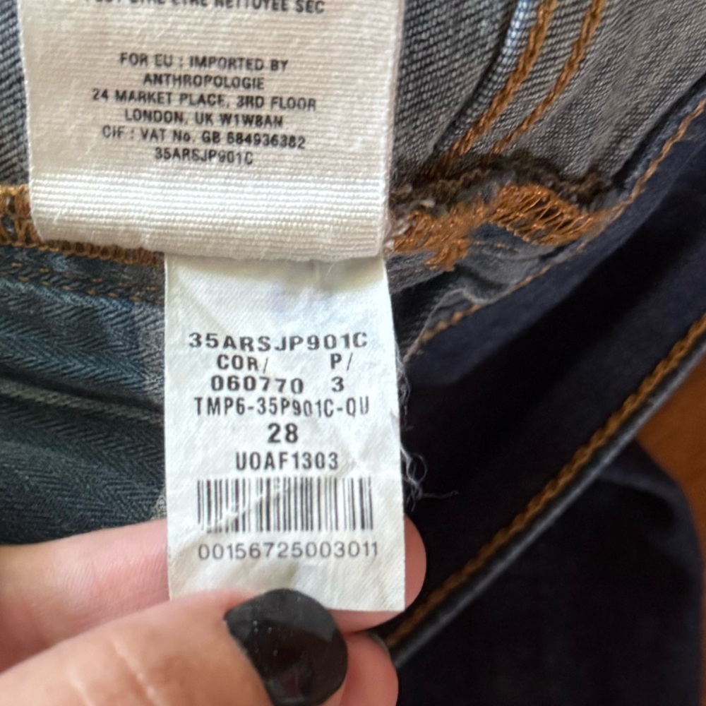 Anthropologie Pilcro Serif Legging Jeans size 28 - Picture 6 of 7